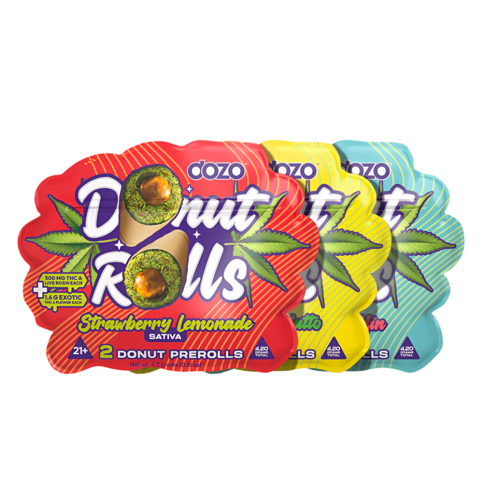 Dozo Donut Rolls THC-A Pre Roll 2.1g 2ct (SINGLE)