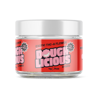 Doughlicious Exotic THC-A Flower Jar 4g [DROPSHIP]
