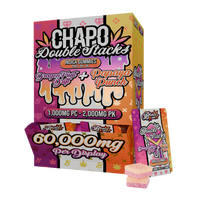 Chapo Blanco Double Stacks THC-P Gummies 2000mg 2ct (30/Pack) [DROPSHIP]