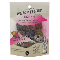 Mellow Fellow Premium Edible 20ct 1000mg (6/pack) [DROPSHIP]