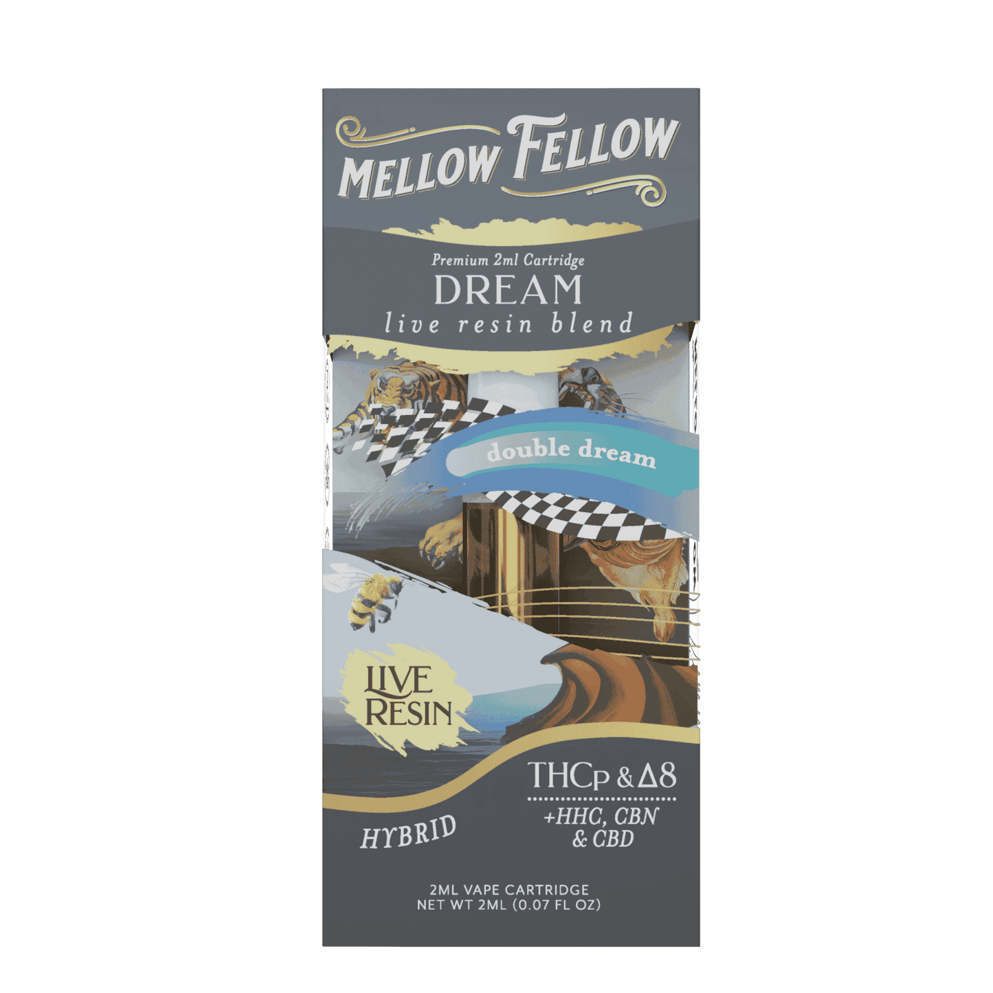 Mellow Fellow Live Resin Cartridge 2g (6/pack) [DROPSHIP]