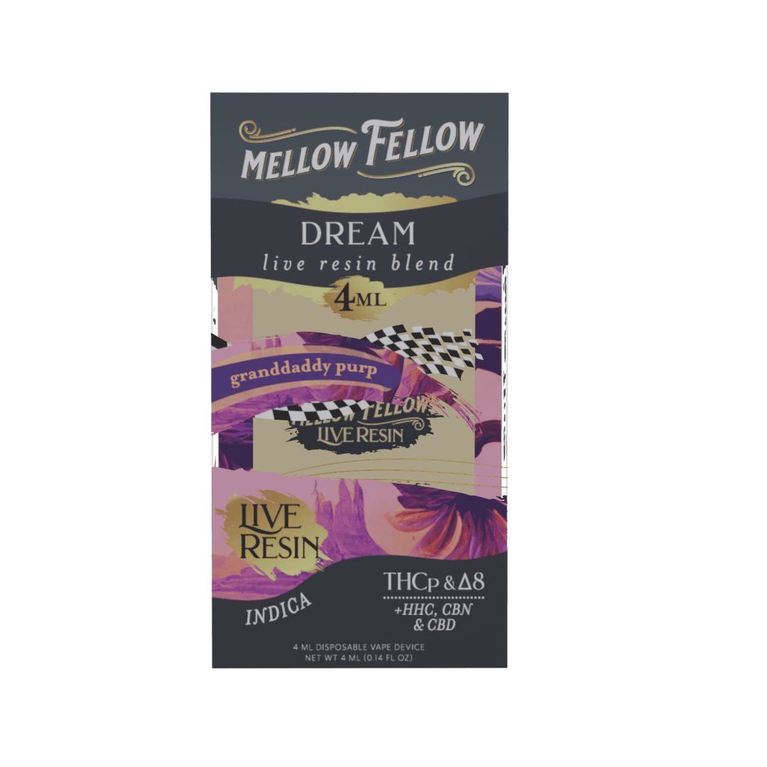Mellow Fellow Live Resin Disposable 4g (6/pack) [DROPSHIP]