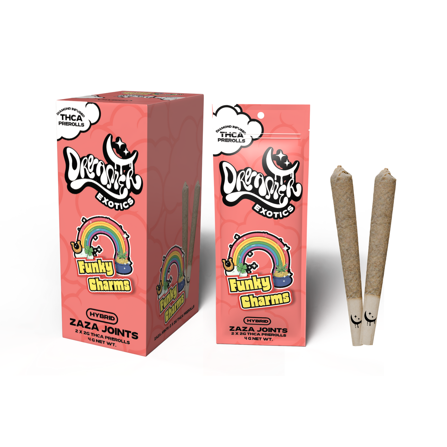 Dreamer Exotics THC-A Pre Rolls 2g 2ct (10/Pack) [DROPSHIP]
