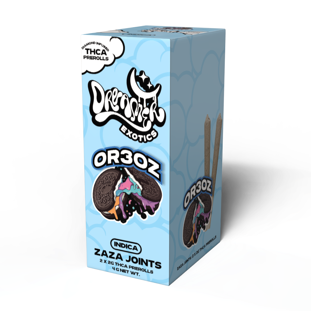 Dreamer Exotics THC-A Pre Rolls 2g 2ct (10/Pack) [DROPSHIP]