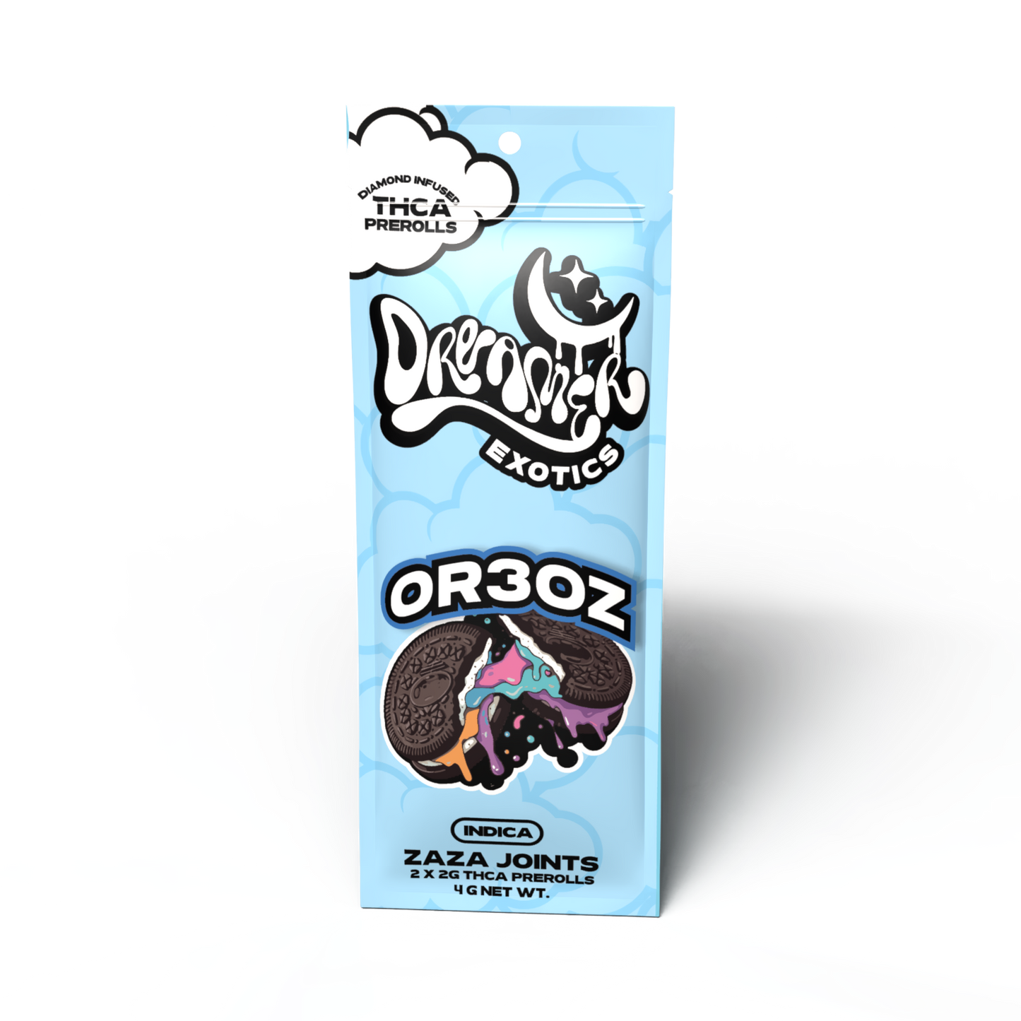 Dreamer Exotics THC-A Pre Rolls 2g 2ct (10/Pack) [DROPSHIP]