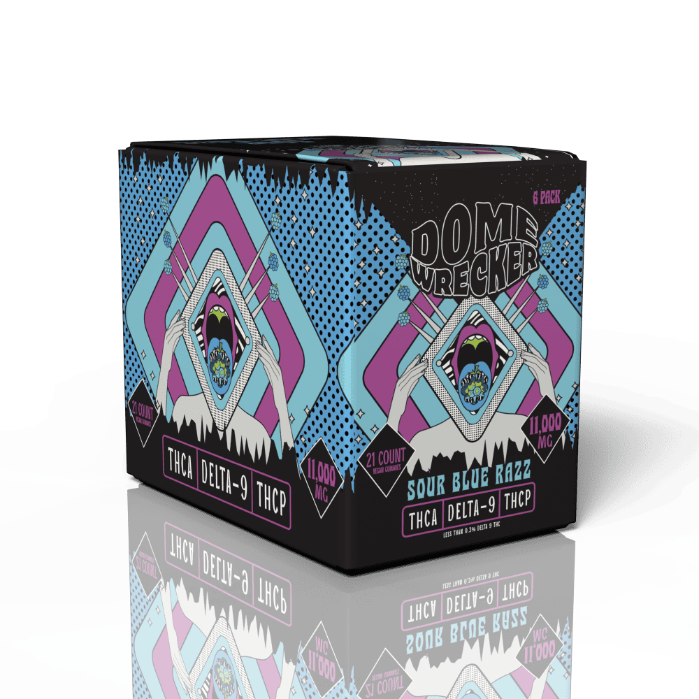 Domewrecker THC-A Gummies 11000mg 21ct (6/Pack)
