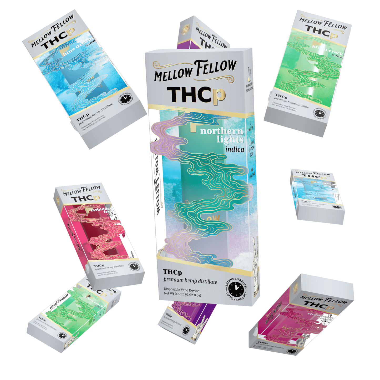 Mellow Fellow THC-P Disposable 0.5g (6/pack) [DROPSHIP]