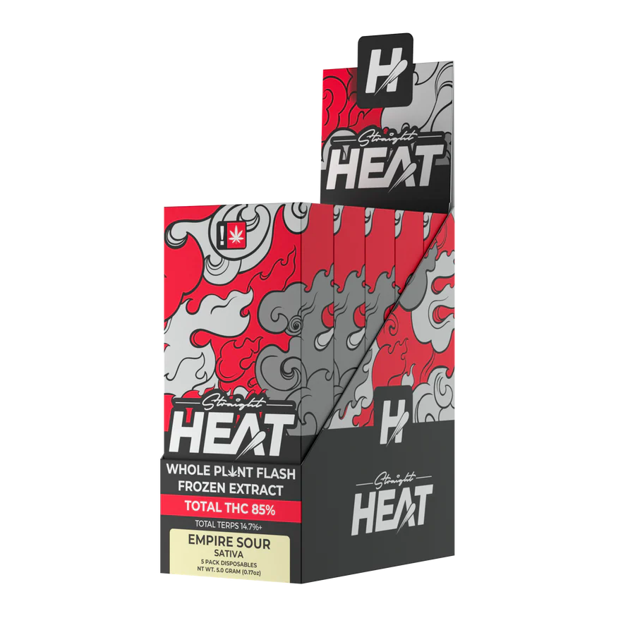 Straight Heat THC Disposable 1g (5/pack)