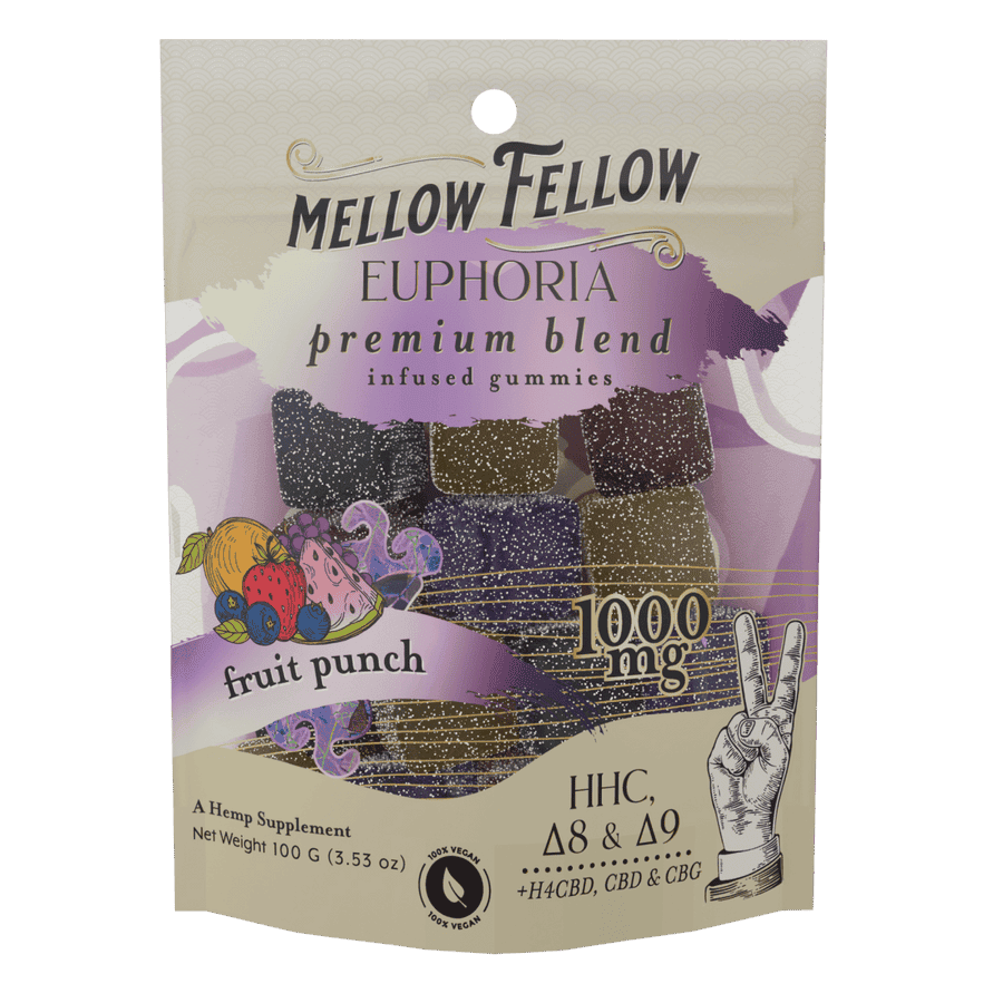 Mellow Fellow Premium Edible 20ct 1000mg (6/pack) [DROPSHIP]