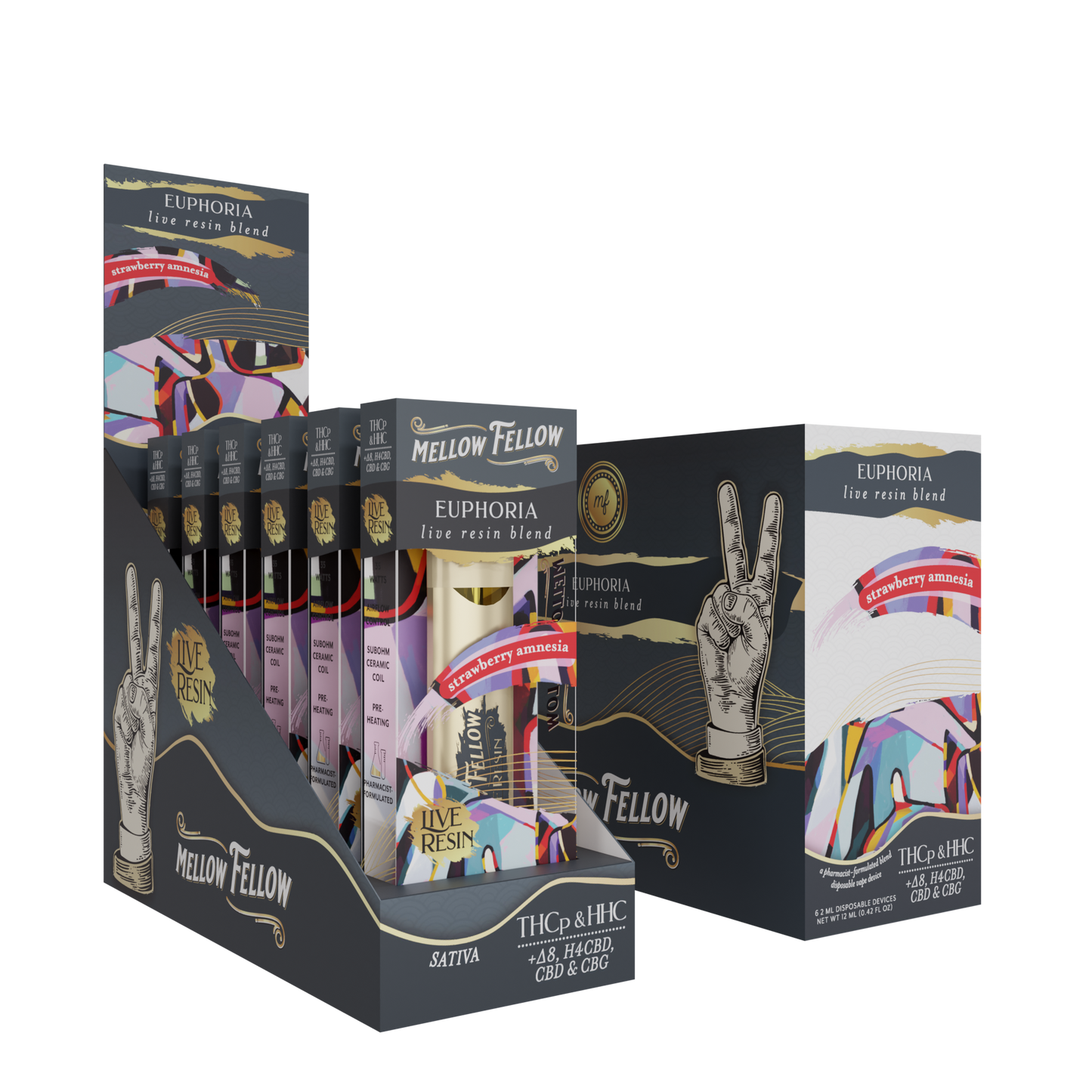 Mellow Fellow Live Resin Disposable 2g (6/pack) [DROPSHIP]