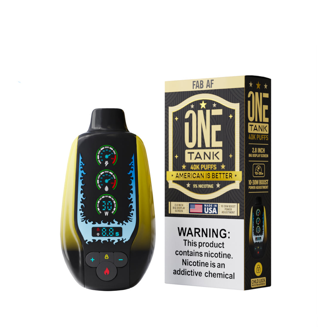 One Tank 40K Disposable 22mL (5/pack) [TX Compliant]