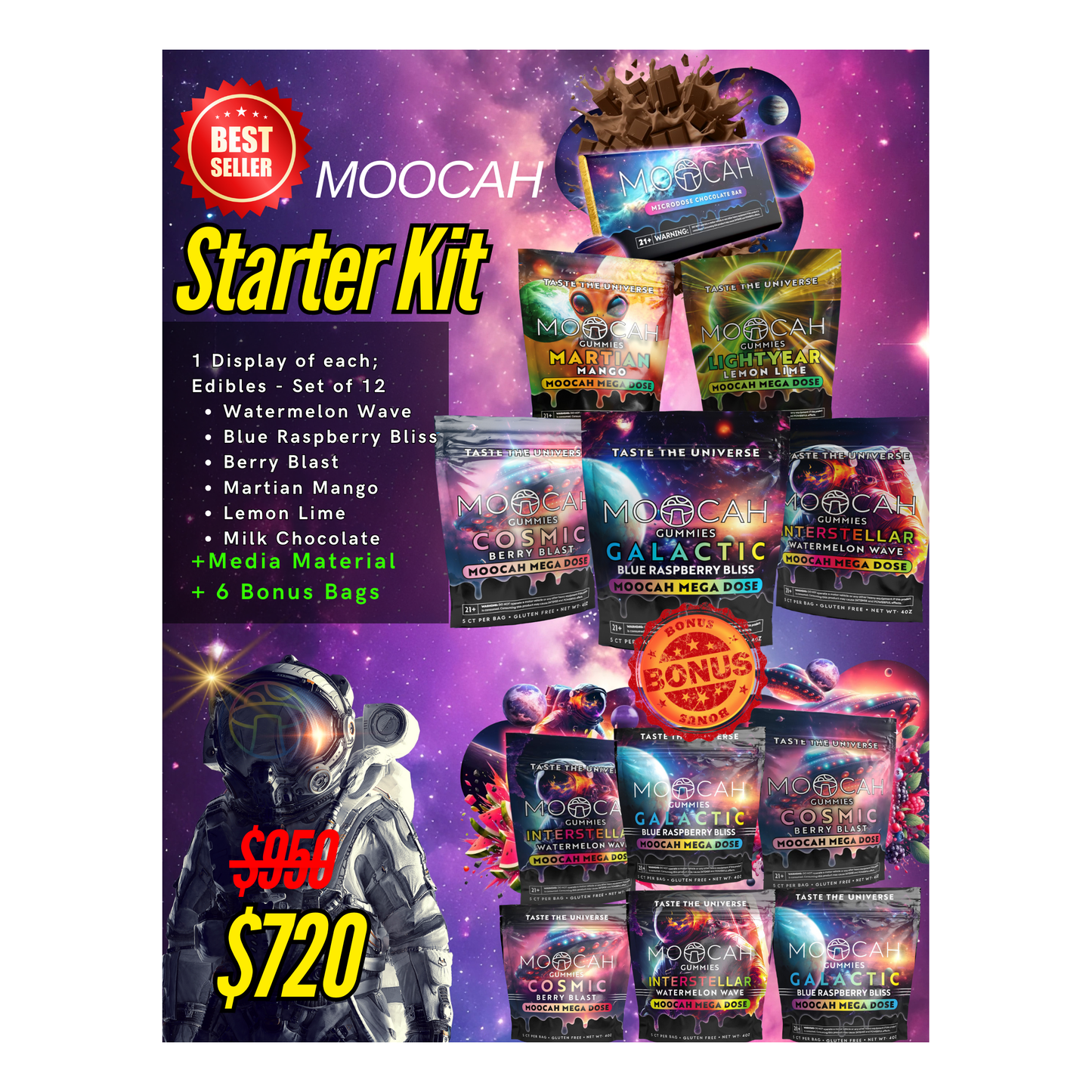 Moocah Mushroom Starter Kit [DROPSHIP]