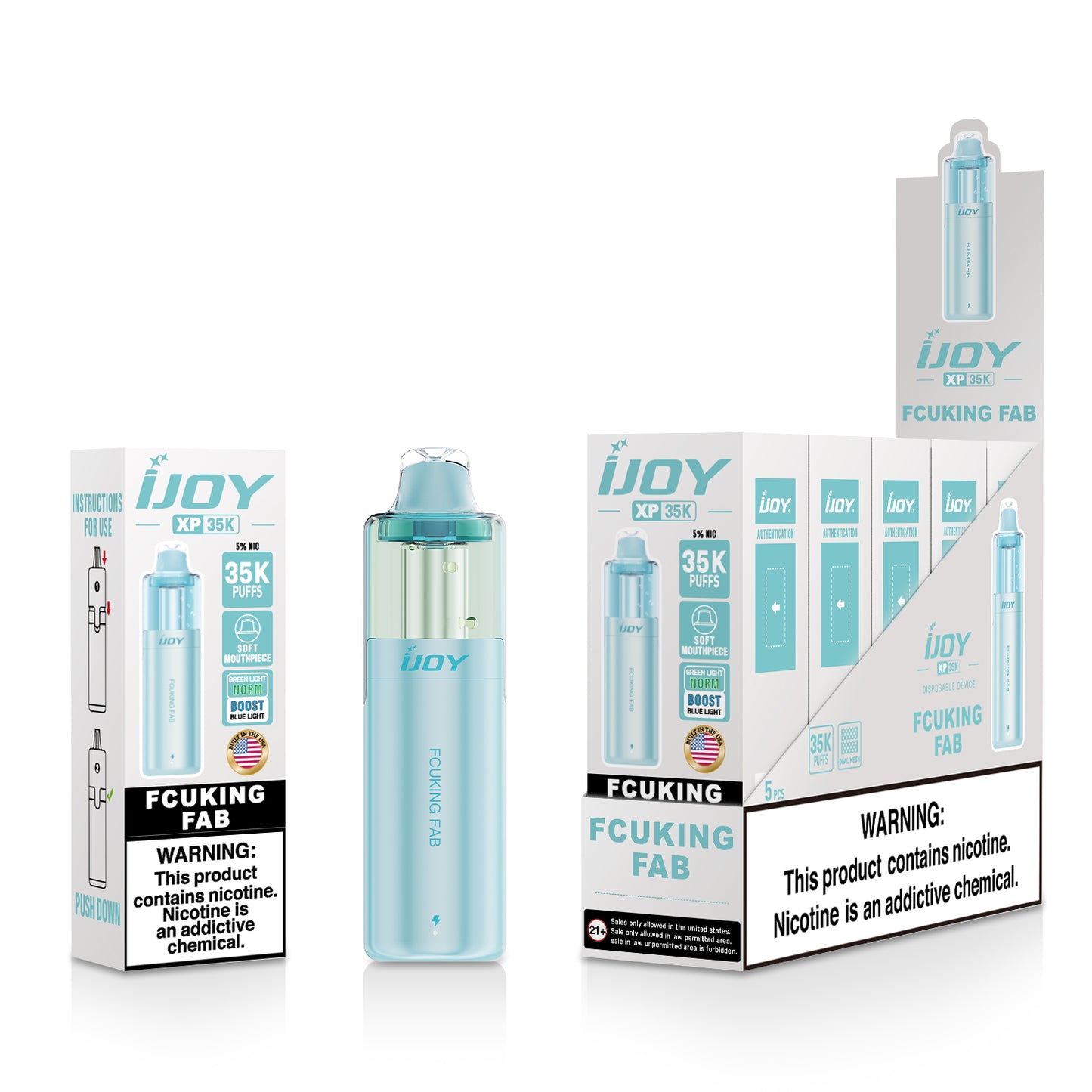 iJoy XP35K Disposable 18mL (5/pack) [TX Compliant]