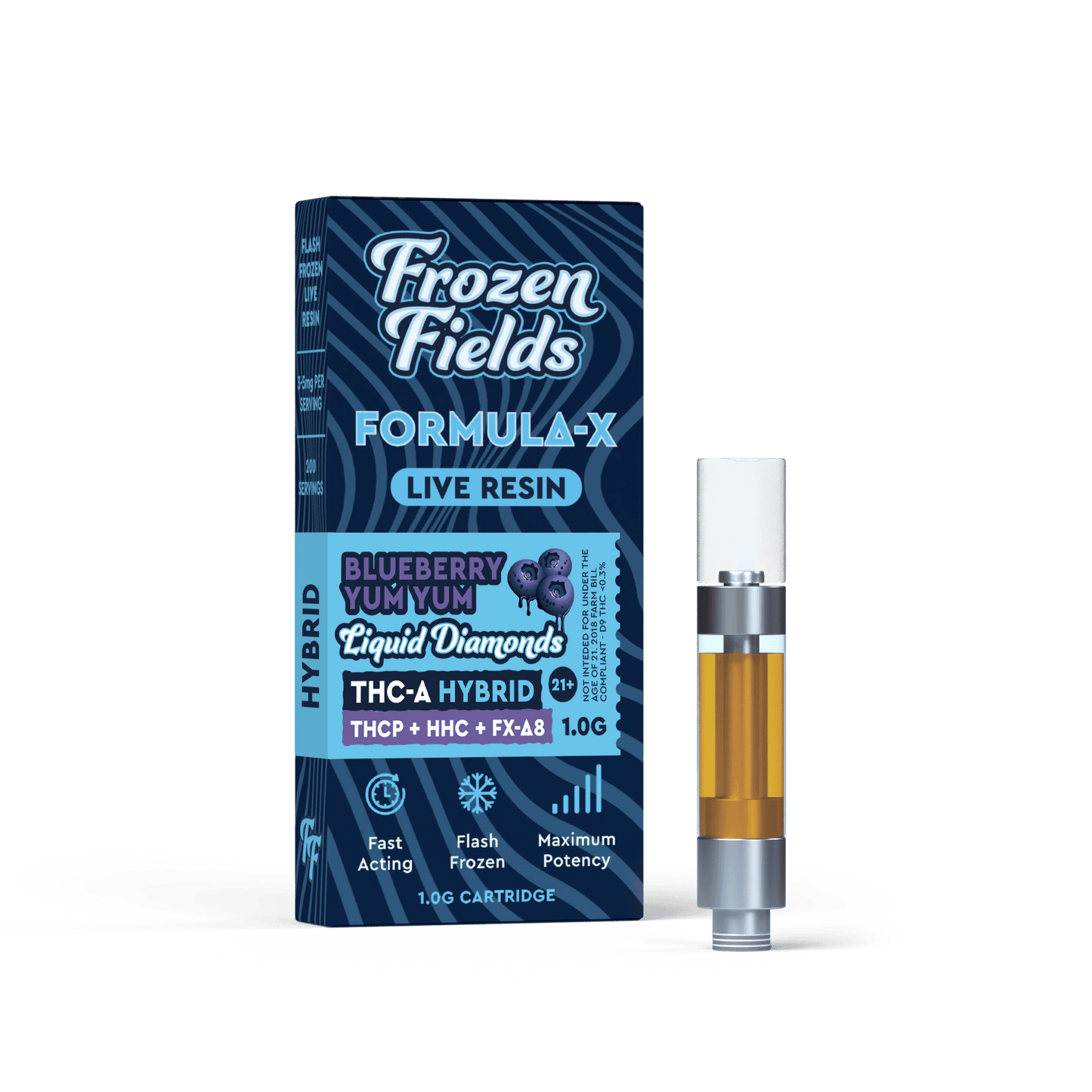 Frozen Fields Formula-X Delta 8 THC-A Cartridge 1g (5/Pack) [DROPSHIP]