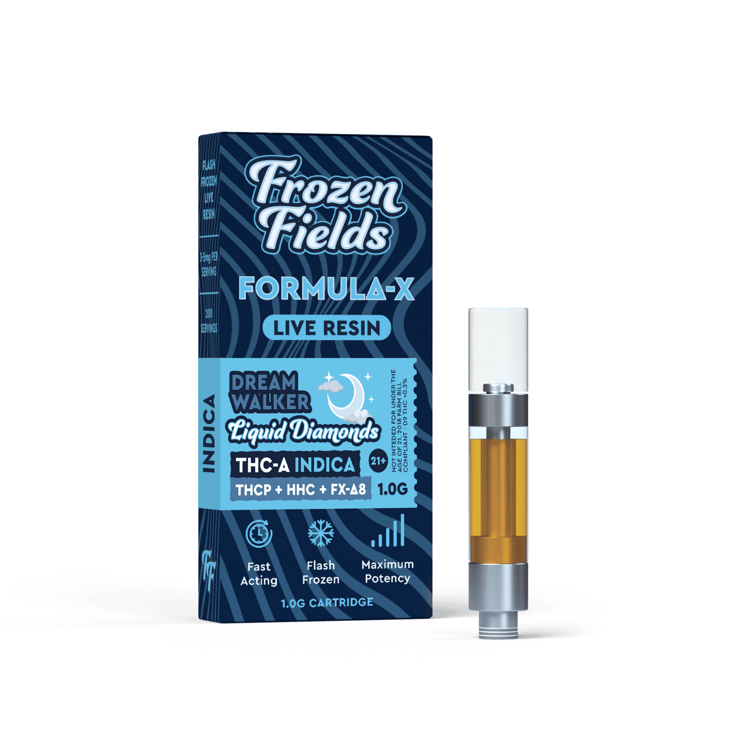 Frozen Fields Formula-X Delta 8 THC-A Cartridge 1g (5/Pack) [DROPSHIP]
