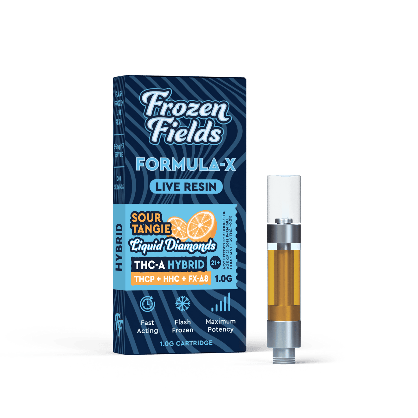 Frozen Fields Formula-X Delta 8 THC-A Cartridge 1g (5/Pack) [DROPSHIP]