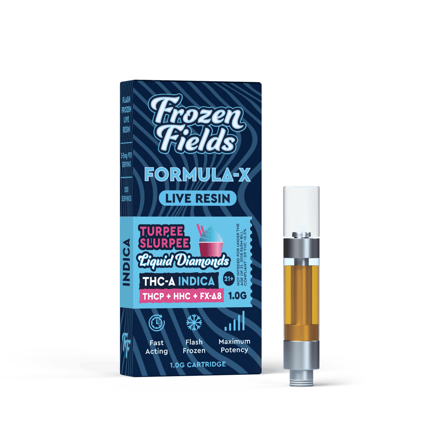 Frozen Fields Formula-X Delta 8 THC-A Cartridge 1g (5/Pack) [DROPSHIP]