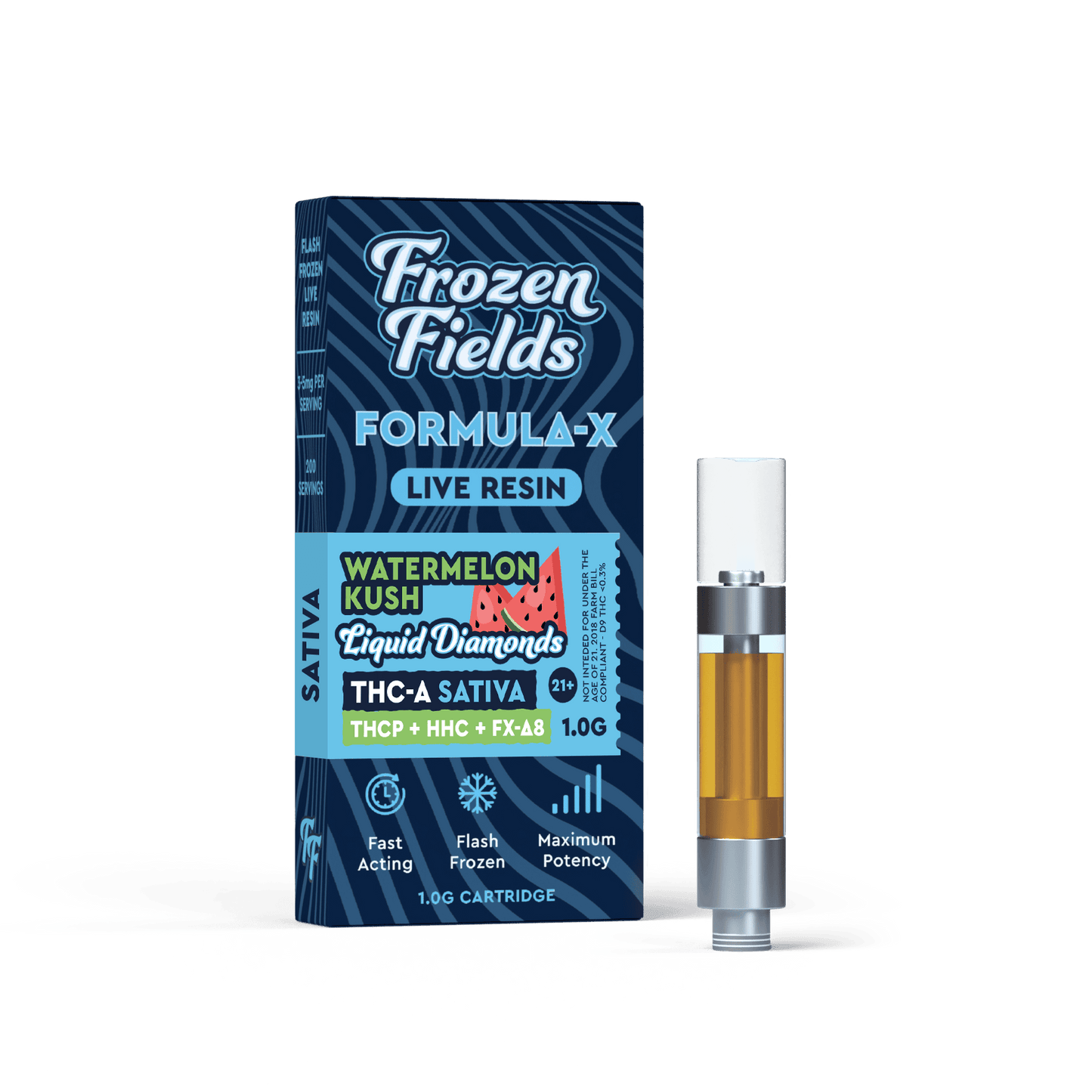 Frozen Fields Formula-X Delta 8 THC-A Cartridge 1g (5/Pack) [DROPSHIP]