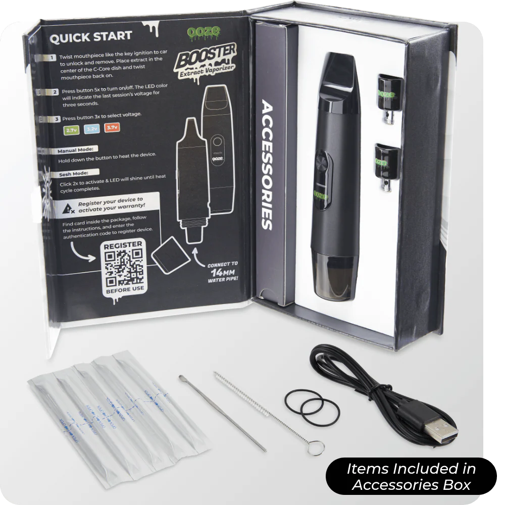 Ooze Booster Extract Vaporizer 1100mAh (SINGLE)