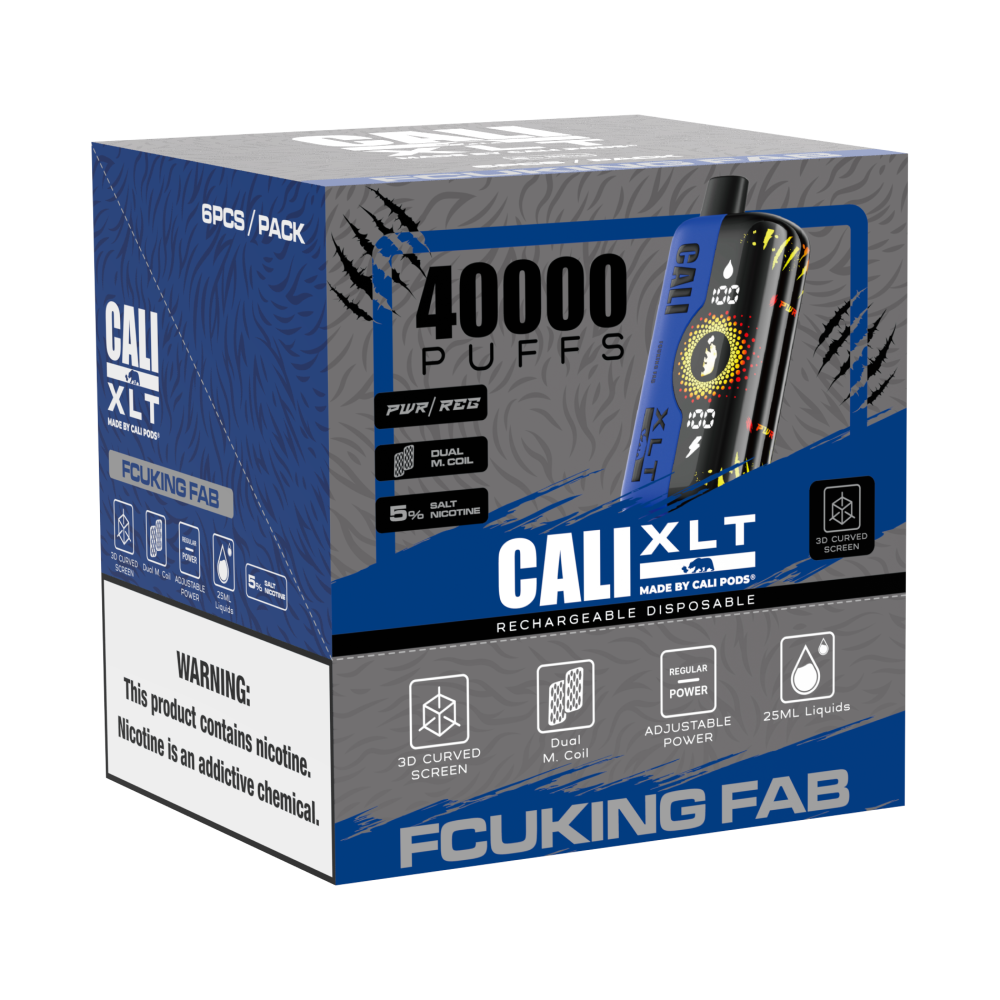 Cali XLT 40K Disposable 25mL (6/pack) [DROPSHIP]