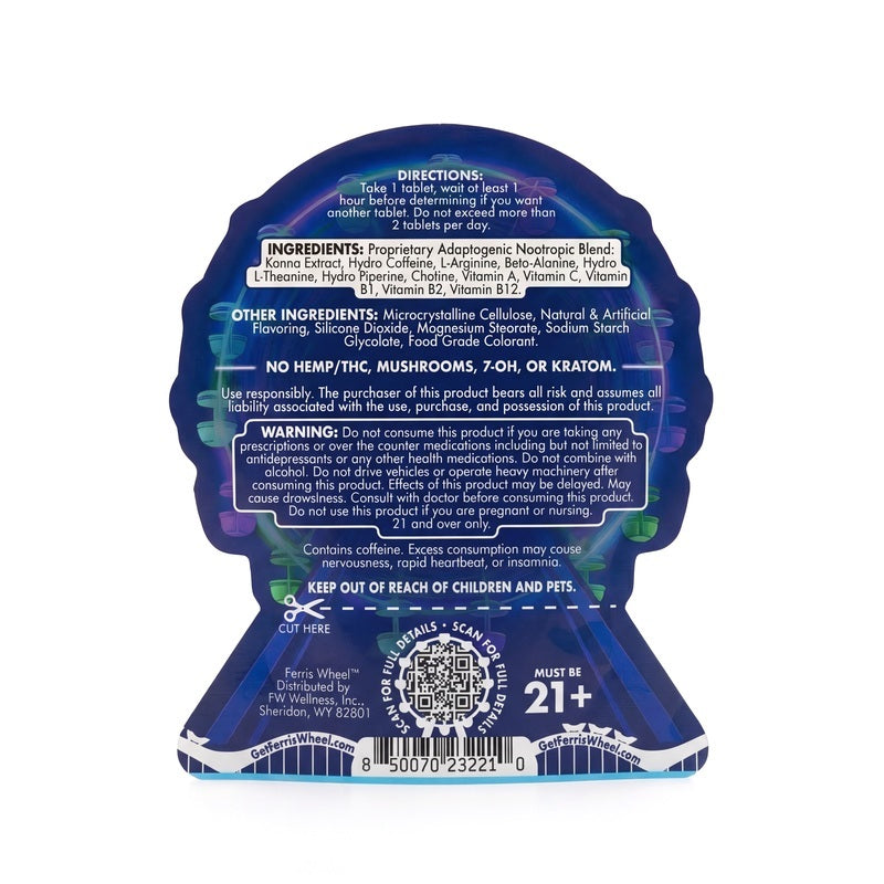 Ferris Wheel Kanna Euphoric Party Blend Tablet 2ct (20/pack) [DROPSHIP]