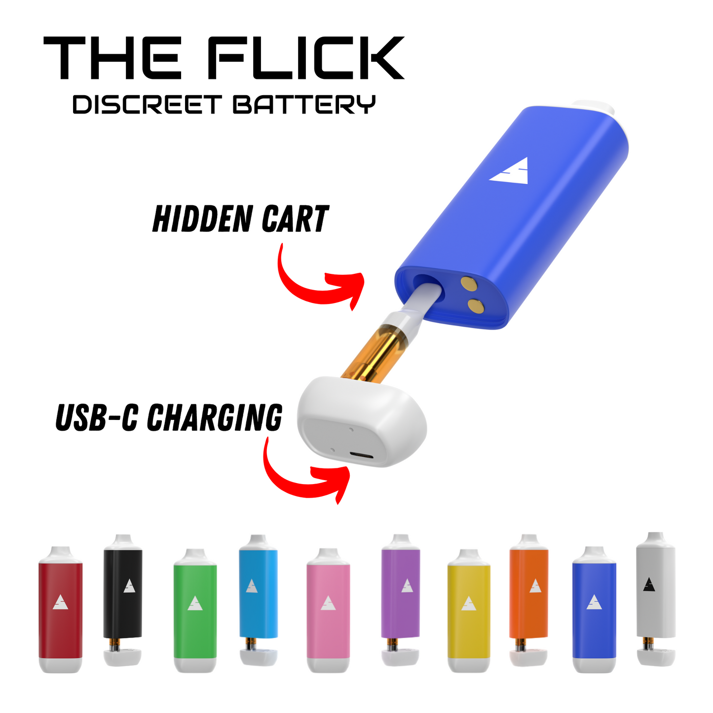 DubCharge Flick V1 Cartridge Battery (SINGLE) [DROPSHIP]