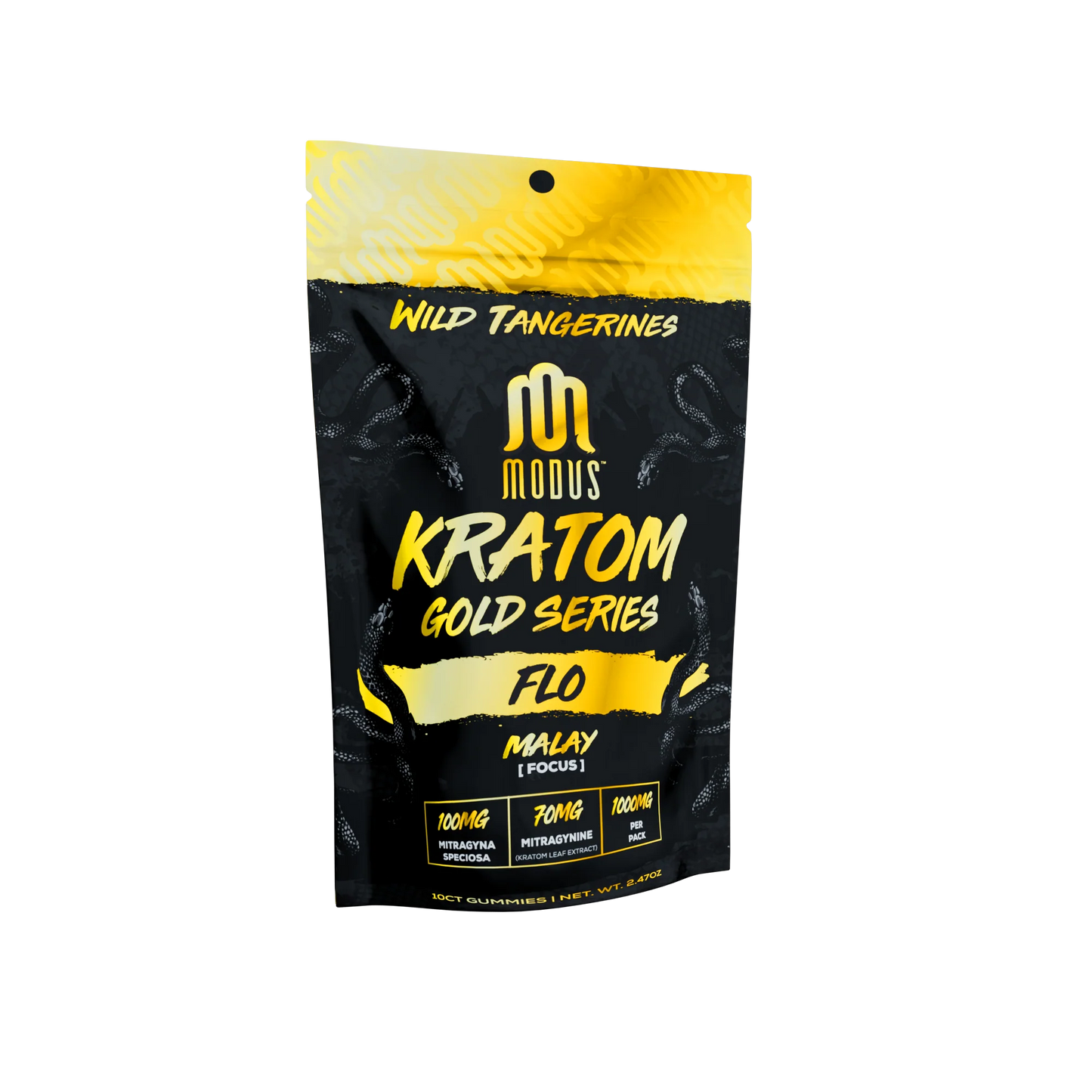 Modus Gold Series Kratom Gummies 10ct 1000mg (SINGLE) [DROPSHIP]
