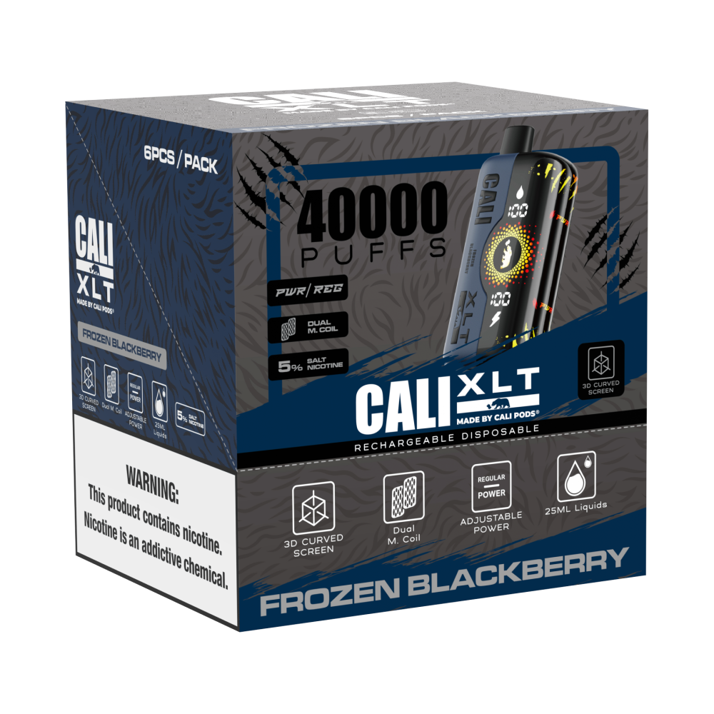 Cali XLT 40K Disposable 25mL (6/pack) [DROPSHIP]