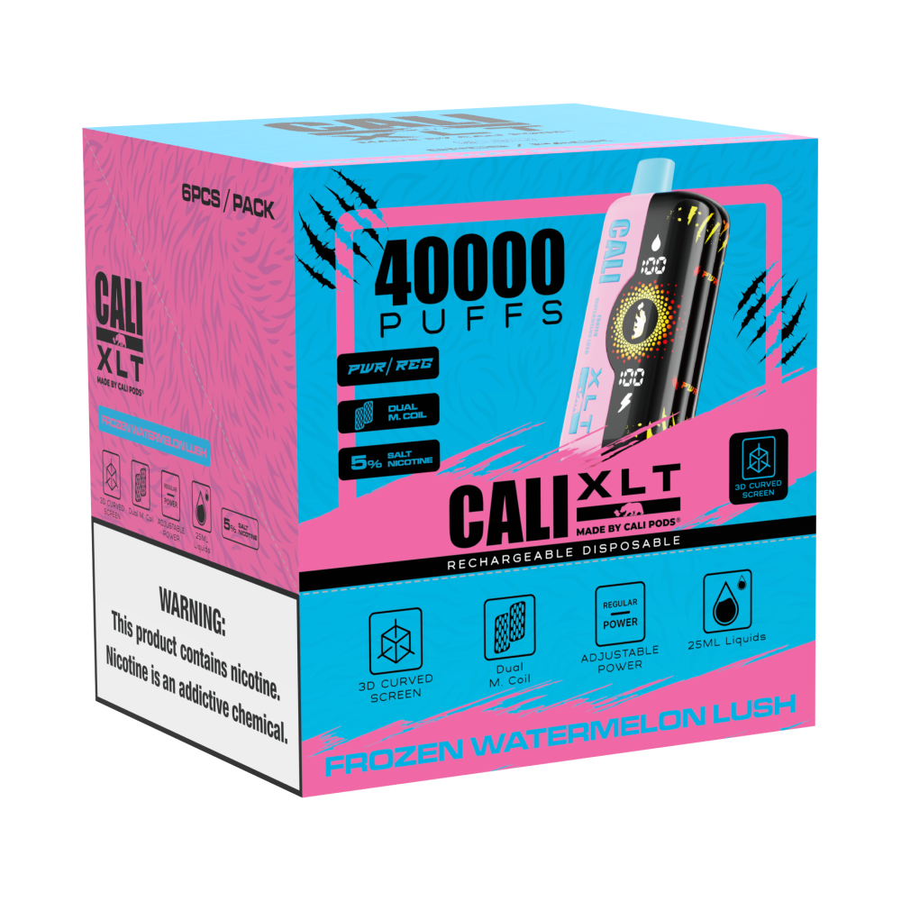 Cali XLT 40K Disposable 25mL (6/pack) [DROPSHIP]