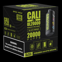 Cali UL20000 Black Series Disposable 20mL (6/pack) [DROPSHIP]