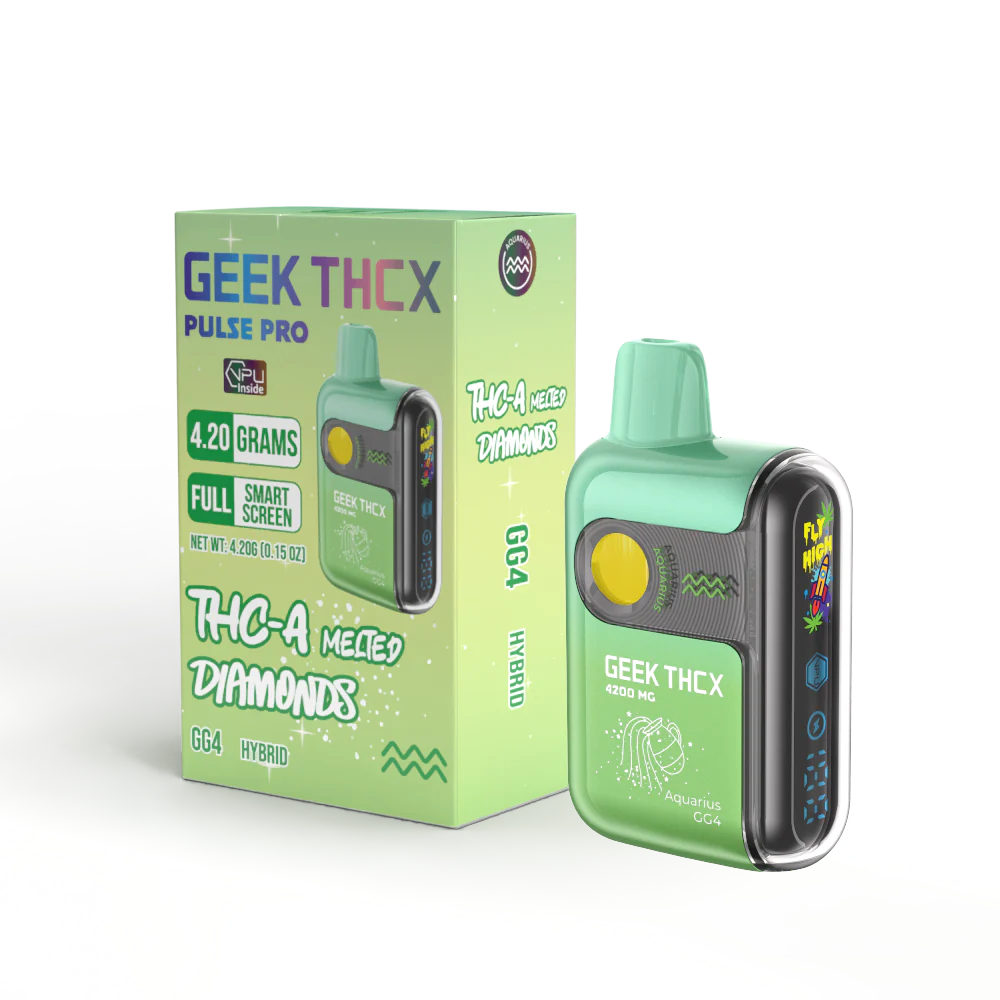 Geek THCX Pulse Pro THC-A Melted Diamonds Disposable 4.2g (SINGLE)