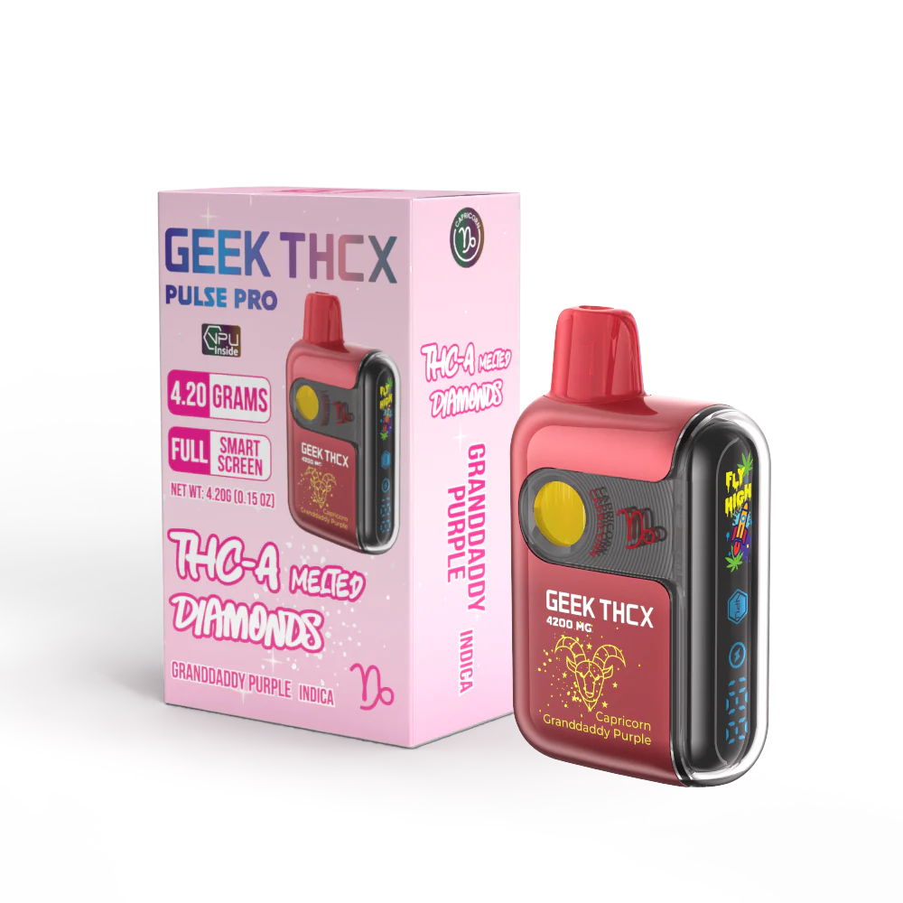 Geek THCX Pulse Pro THC-A Melted Diamonds Disposable 4.2g (SINGLE)