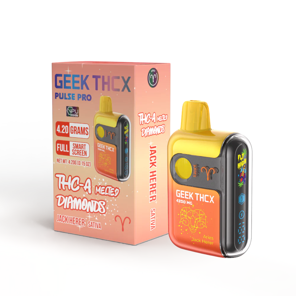 Geek THCX Pulse Pro THC-A Melted Diamonds Disposable 4.2g (SINGLE)