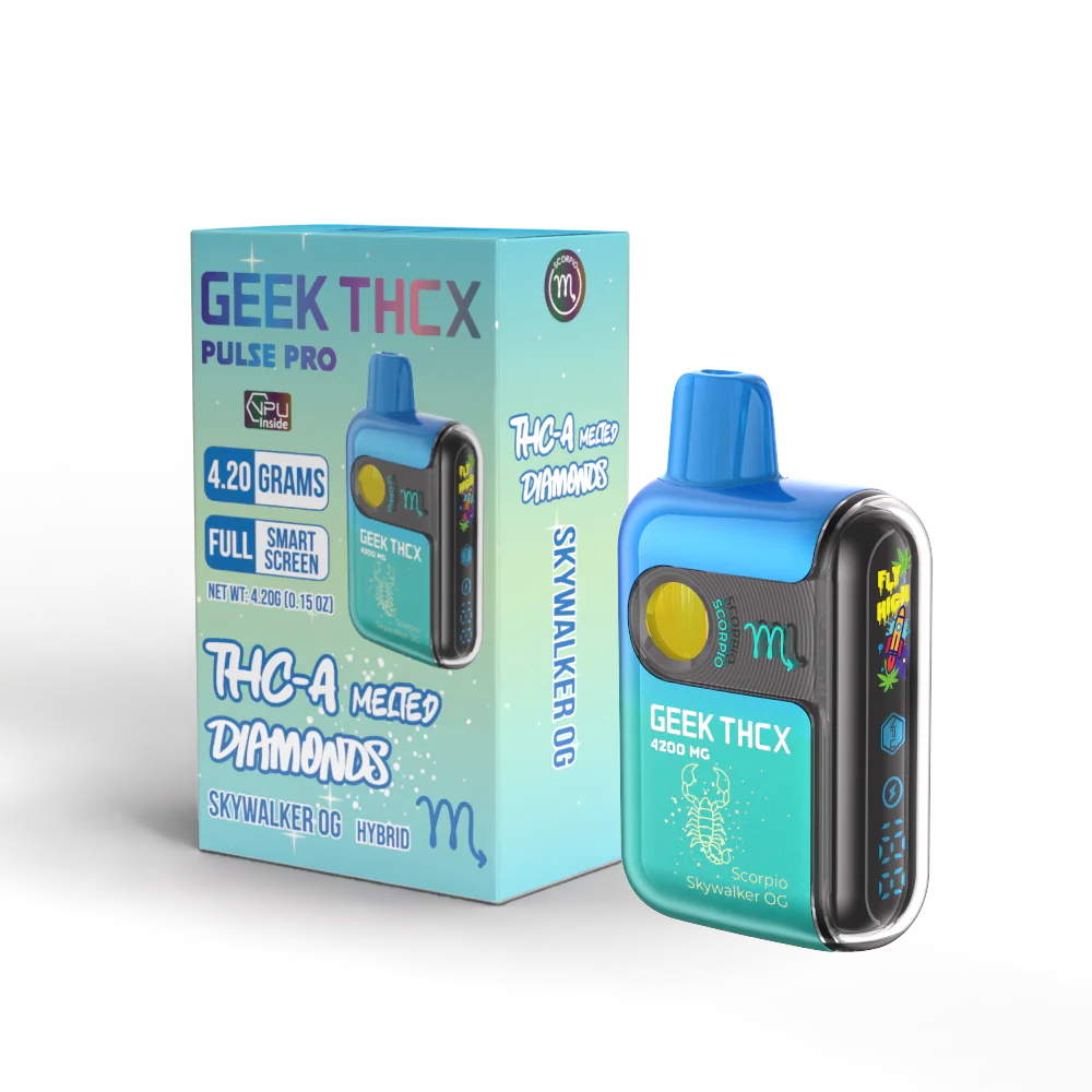 Geek THCX Pulse Pro THC-A Melted Diamonds Disposable 4.2g (SINGLE)