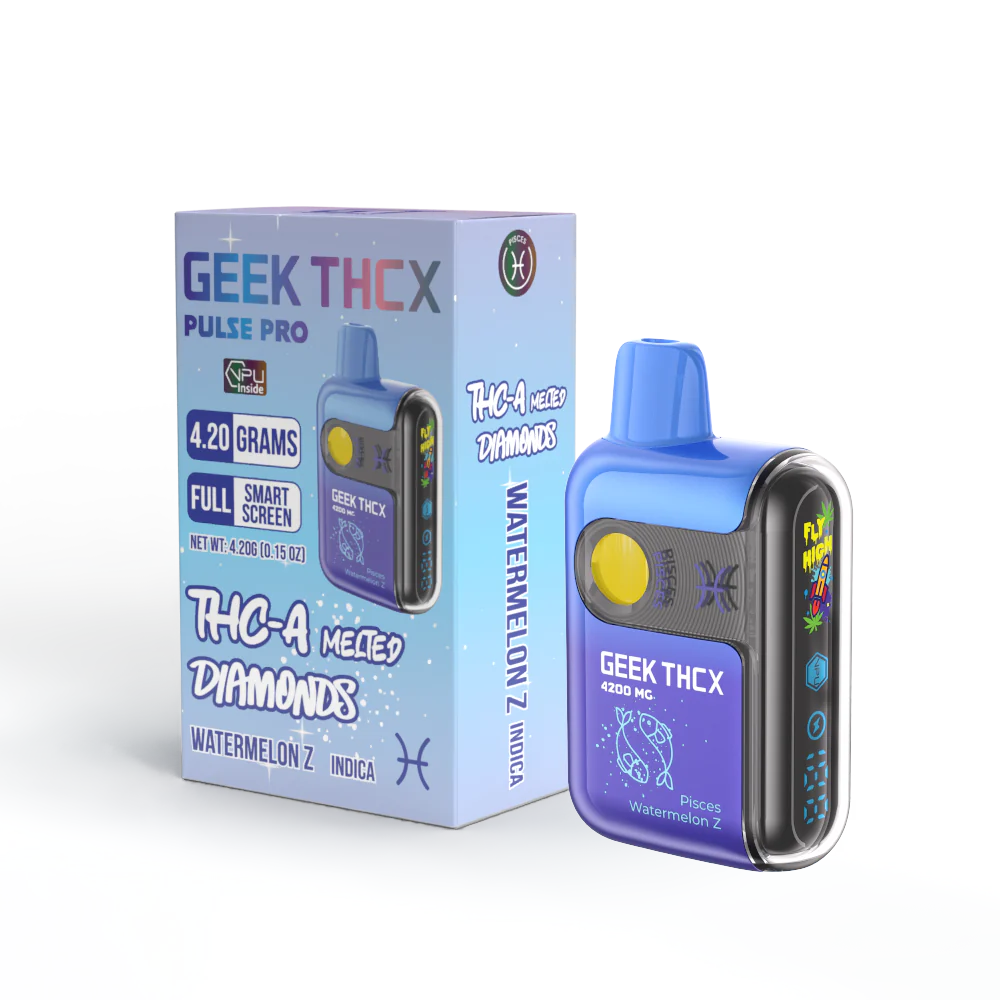 Geek THCX Pulse Pro THC-A Melted Diamonds Disposable 4.2g (SINGLE)