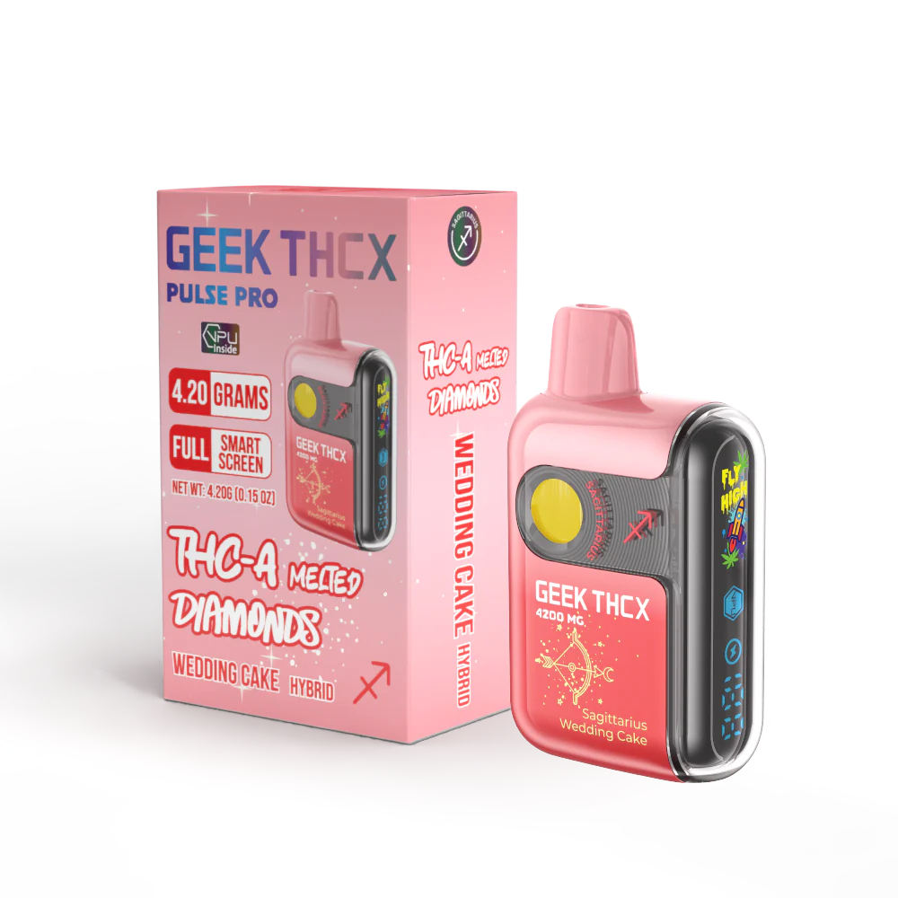 Geek THCX Pulse Pro THC-A Melted Diamonds Disposable 4.2g (SINGLE)