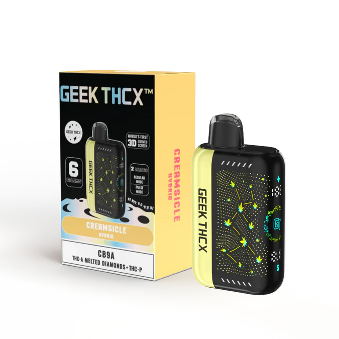 Geek THCX Pulse X CB9A THC-A Melted Diamonds Disposable 6g (SINGLE)