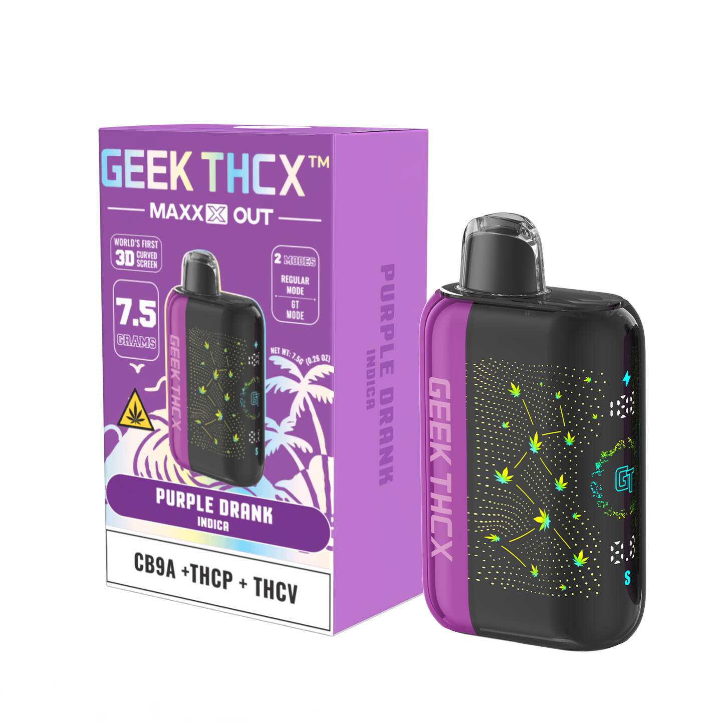 Geek THCX Maxxx Out CB9A THCP THCV Disposable 7.5g (SINGLE)