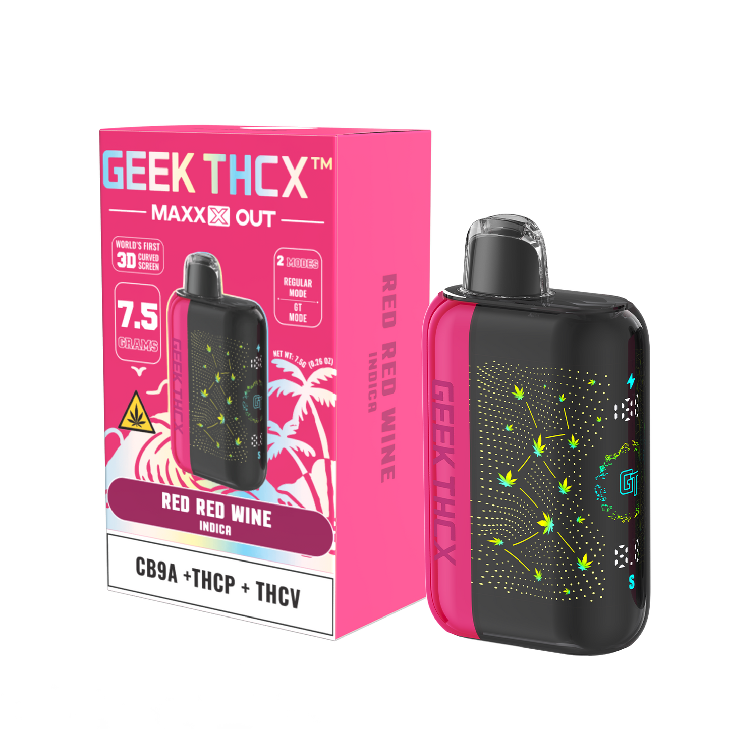Geek THCX Maxxx Out CB9A THCP THCV Disposable 7.5g (SINGLE)