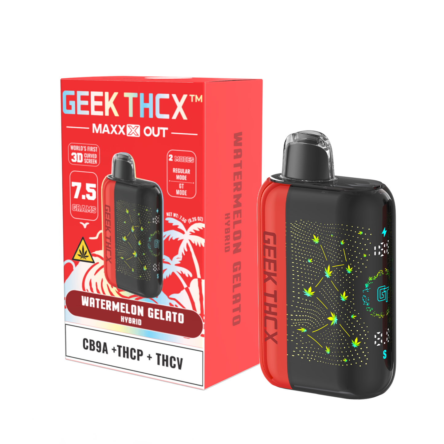 Geek THCX Maxxx Out CB9A THCP THCV Disposable 7.5g (SINGLE)