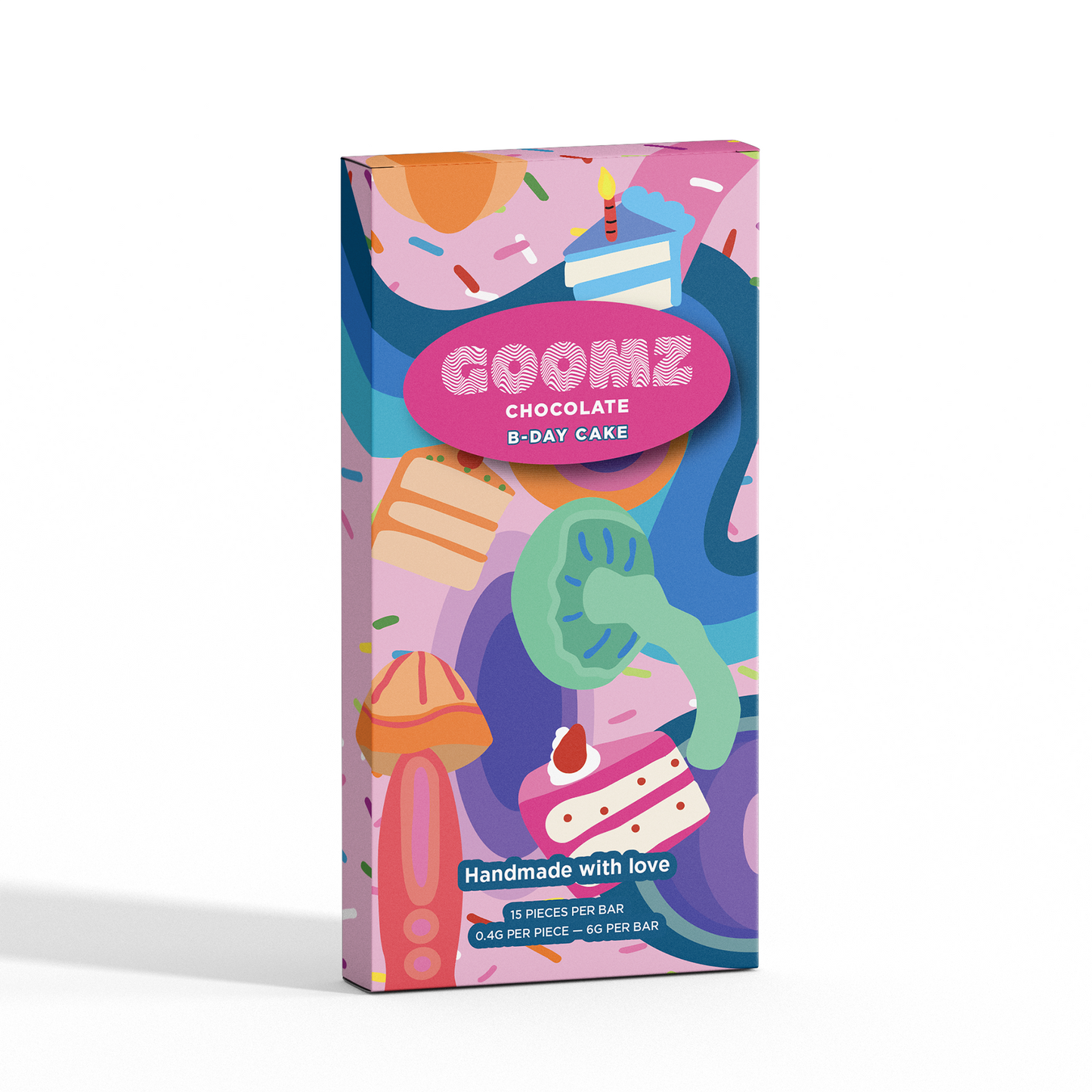 Goomz Mushroom Chocolate 6g (10/Pack) [DROPSHIP]