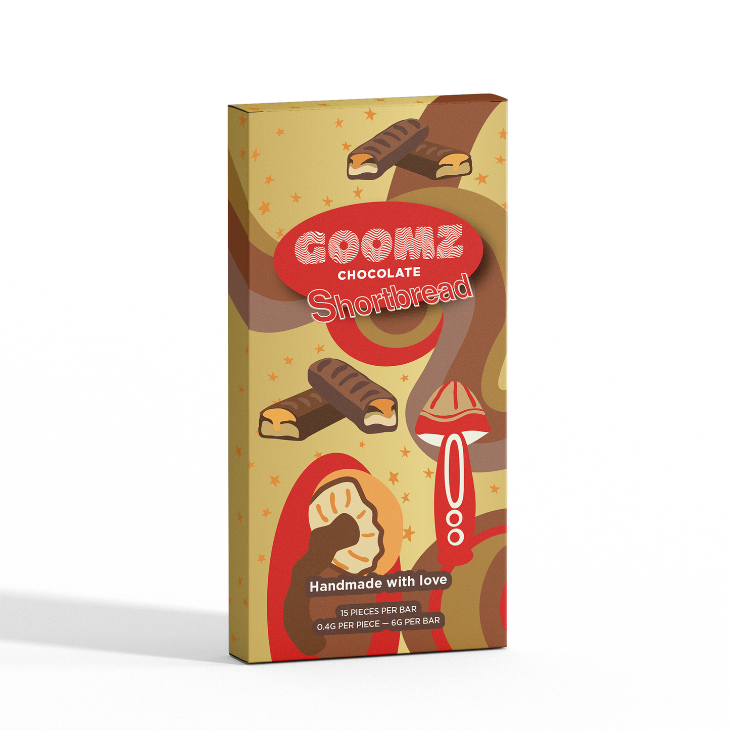 Goomz Mushroom Chocolate 6g (10/Pack) [DROPSHIP]