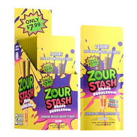 Zour Stash $7.99 THC-A Infused Pre Roll 1.25g 2ct (SINGLE)