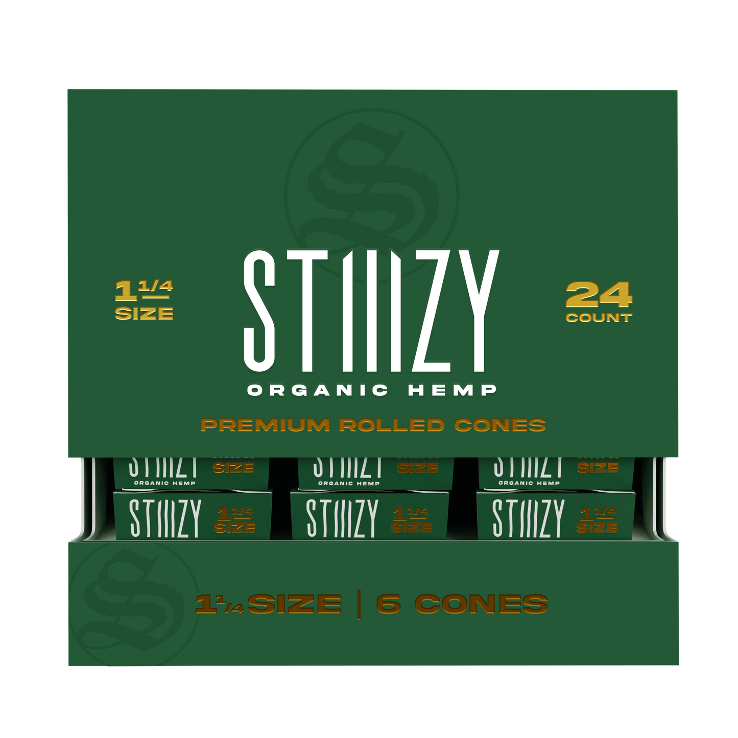STIIIZY Paper Cones 1¼ Size 6ct (24/pack)