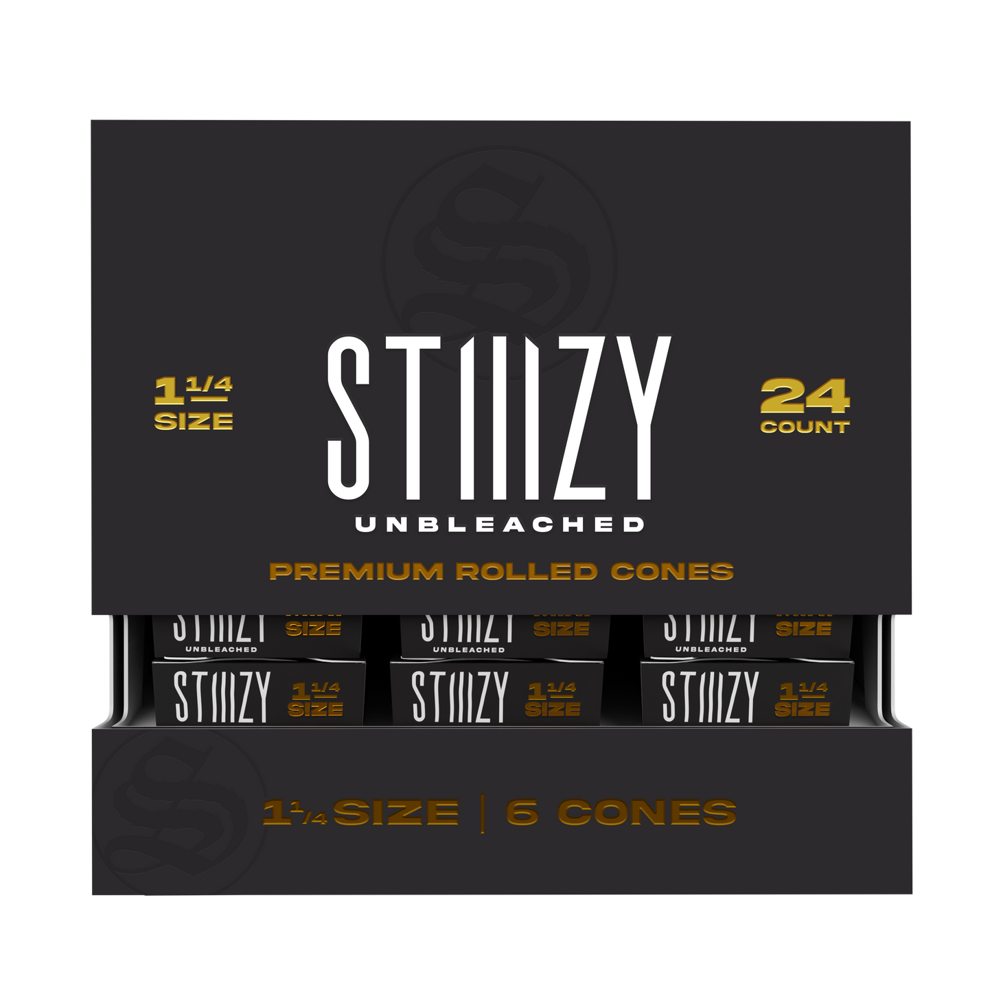 STIIIZY Paper Cones 1¼ Size 6ct (24/pack)
