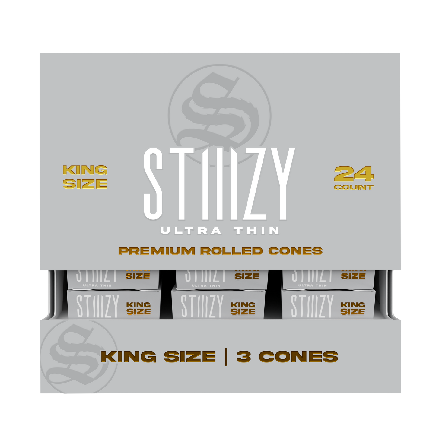 STIIIZY Paper Cones King Size 3ct (24/pack)