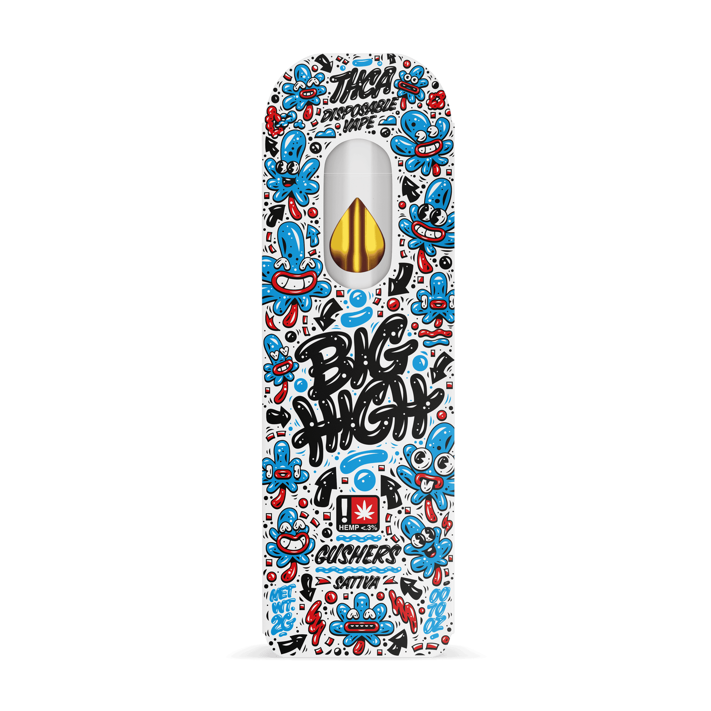 Big High THC-A Disposable 2g (5/Pack) [DROPSHIP]