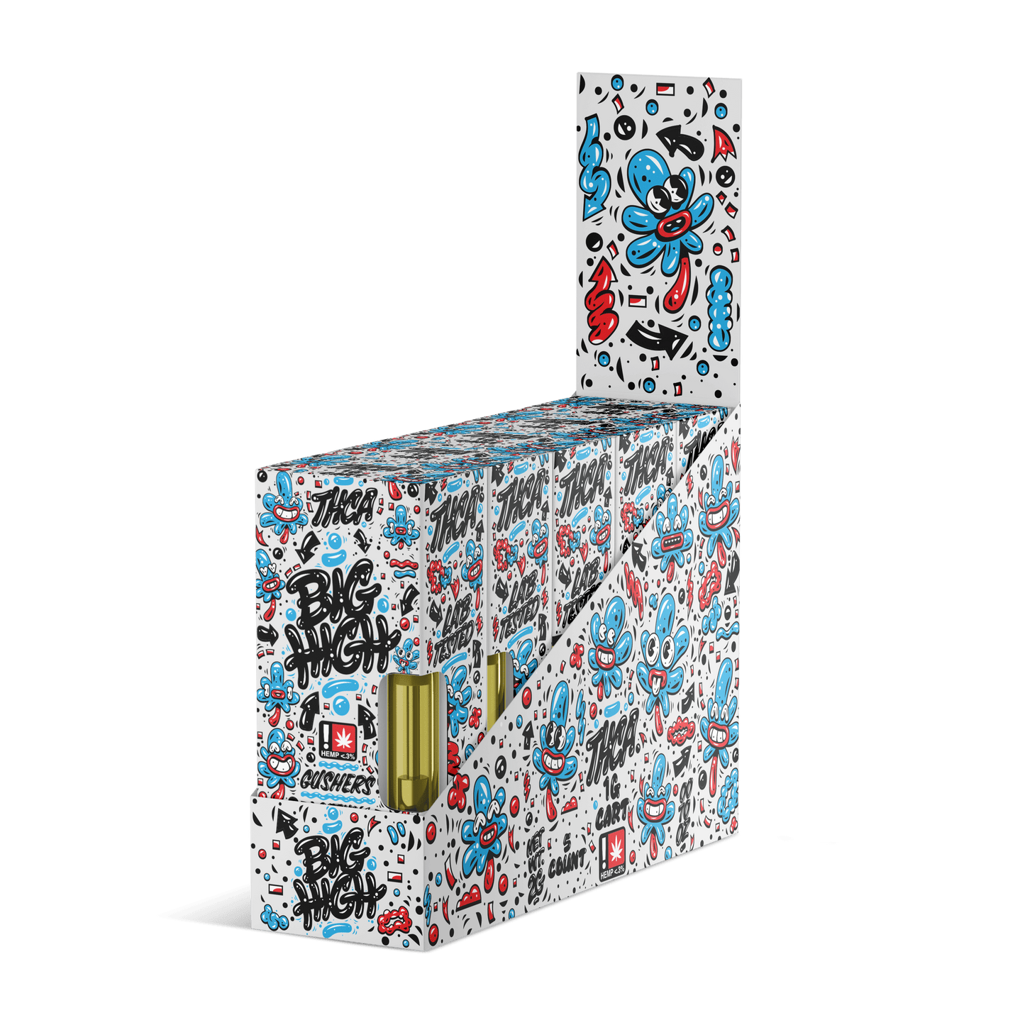 Big High THC-A Cartridge 1g (5/Pack) [DROPSHIP]