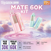 Geek Bar Mate 60K Disposable Pod 15mL (5/pack) [TX Compliant]