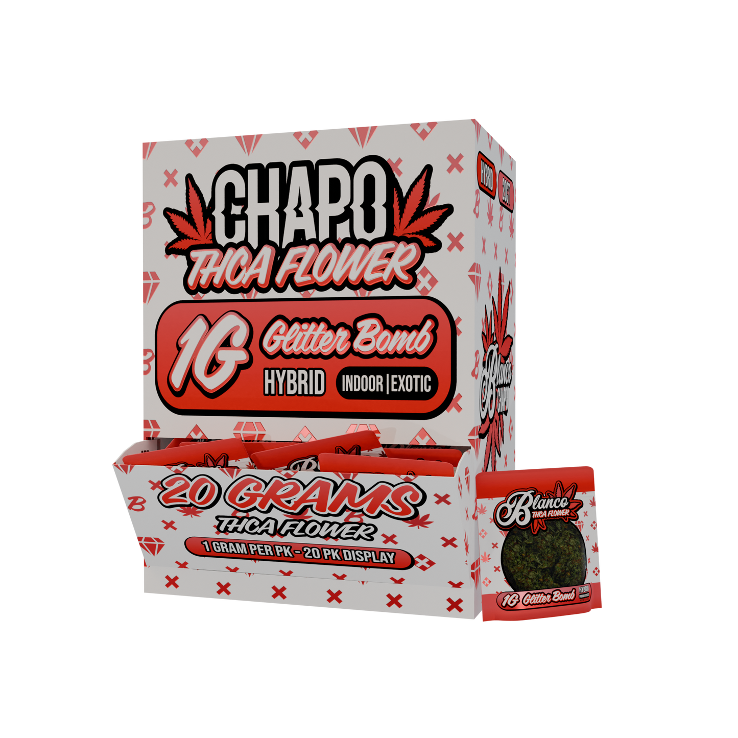 Chapo THCA Indoor Exotic Flower 1g (20/pack) [DROPSHIP]